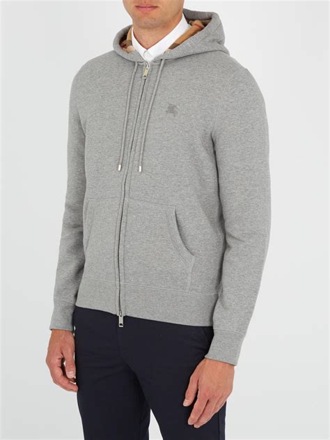 burberry zip hoodie mens